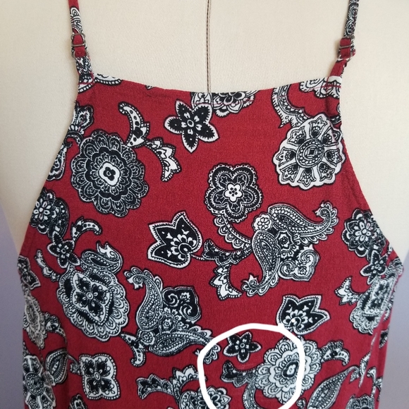 paisley print sleeveless slip dress - Picture 5 of 8